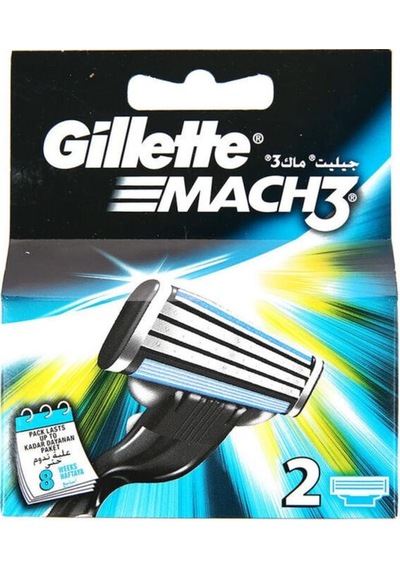 Gillette Mach3 Yedek Bıçak 2'li