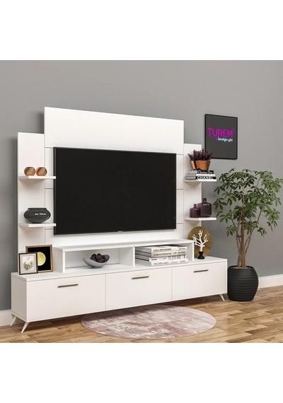 Ay 3 Çekmeceli Tv Ünitesi Mdf Siyah Ay 3 Çekmeceli Tv Ünitesi Mdf Siyah
