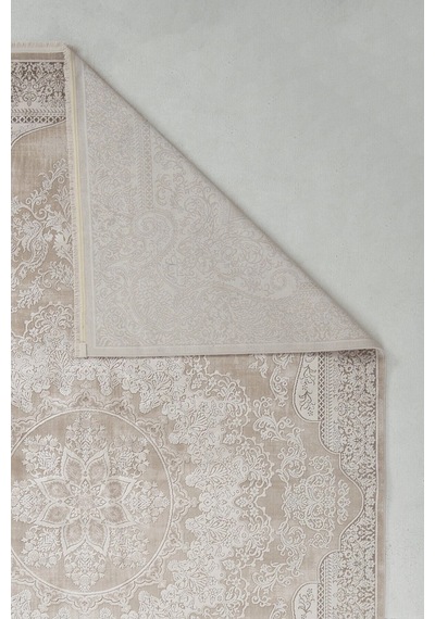 Hoom Rugs Natural 1713 Kahverengi Klasik Salon Halısı Kahve Krem