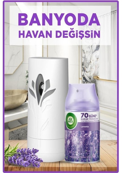 Air Wick Oda Kokusu Freshmatic Makine Yedek Spreyi Lavanta X 6 Adet Lavanta