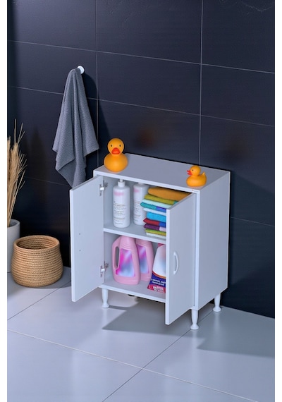 Eliusta Arden 55 Cm Beyaz 2 Bölmeli Banyo Düzenleyici Dolap 1 Raflı Çok Amaçlı Mutfak Dolabı 55x75x32,5 Cm Beyaz Eliusta Arden 55 Cm Beyaz 2 Bölmeli Banyo Düzenleyici Dolap 1 Raflı Çok Amaçlı Mutfak Dolabı 55x75x32,5 Cm Beyaz