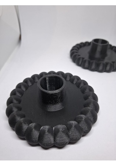 Bubble Şamdan -10cm Siyah