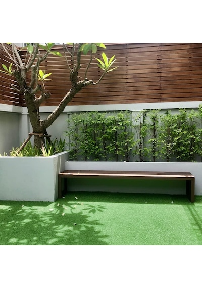 Çim Halı Suni Yapay 7 Mm Dekoratif Kesme Kaymaz Balkon Bahçe Teras Yeşil Renkli Halı Yeşil