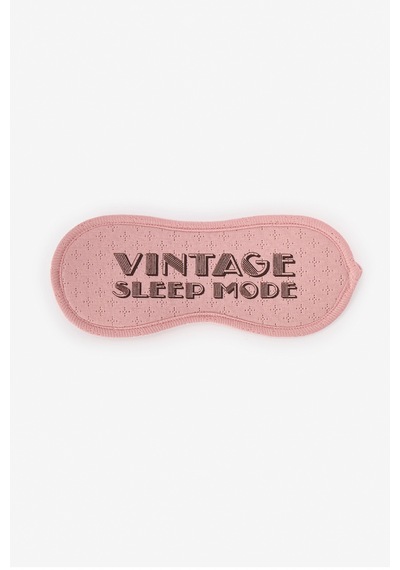 Penti Pembe Sleep Mode Slogan Desenli Uyku Gözlüğü Pembe