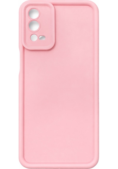Oppo A55 4g Uyumlu Kamera Çıkıntılı Mat Silikon Telefon Kılıfı Pembe