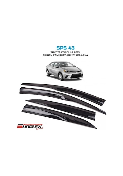 Onkar Cam Rüzgarlığı Sunplex Mugen Toyota Corolla 2013-&gt 4lü Sps43 303-036-003