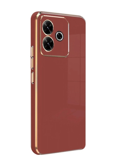 Herşeytrend Xiaomi Redmi 13 4g Kılıf Volet Silikon - Kırmızı Çok Renkli