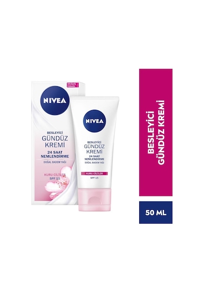 Nivea Besleyici Kuru Ciltler İçin SPF 15 Gündüz Kremi 50 ML