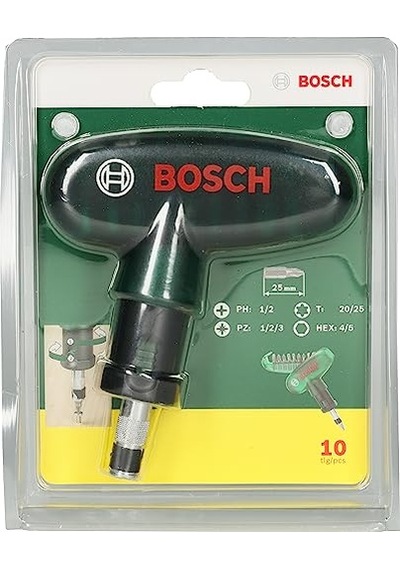 Professional Accessories Diy Circirli Tornavida Ve 9 Vidalama Ucu, Gri