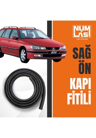 Peugeot 406 Station Wagon Sağ Ön Kapı Fitili-a Kalite-numlas-nm3536