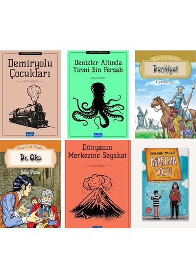 Demir Yolu Çocukları ,donkişot Dr.oks Ve Şermin Yaşar Abartma Tozu 6 Kitap Set
