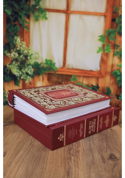Nrcn 10x15 Cm 200'lük Desenli Ve Kutulu Deluxe Fotoğraf Albümü