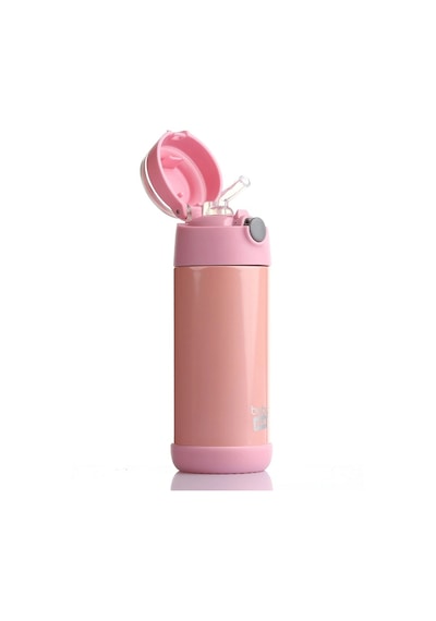 Baby Plus Çelik Termoslu Matara 350 Ml Pembe