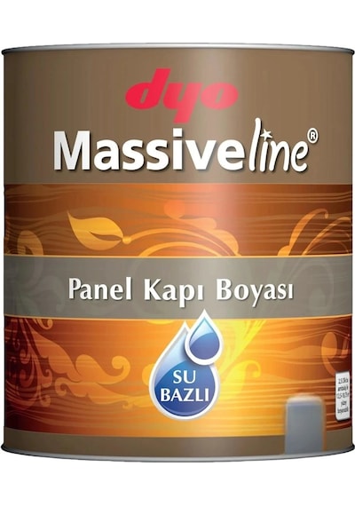 Mey İthalat Massiveline Su Bazlı Panel Kapı Boyası Beyaz 0,75 Litre 4 Lt.