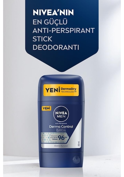 Nivea Men Clinical Derma Control Erkek Stick Deodorant 50 ML