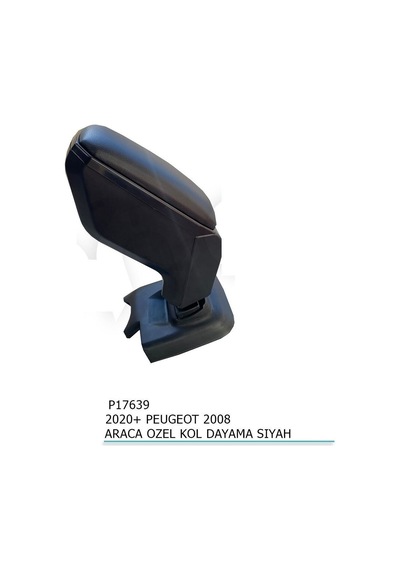 Peugeot 2008 Uyumlu Araca Özel Kol Dayama Siyah 2020+ Parça