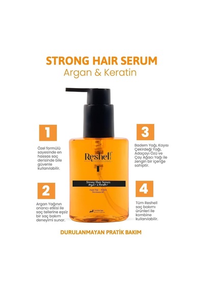 Tr Onarıcı Besleyici Argan Ve Keratin Saç Bakım Yağı 100 Ml, R-2012