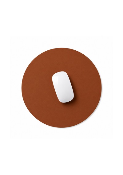 Microcase Oval Tasarım Bilgisayar Laptop Deri Mouse Pad Al5590 Taba
