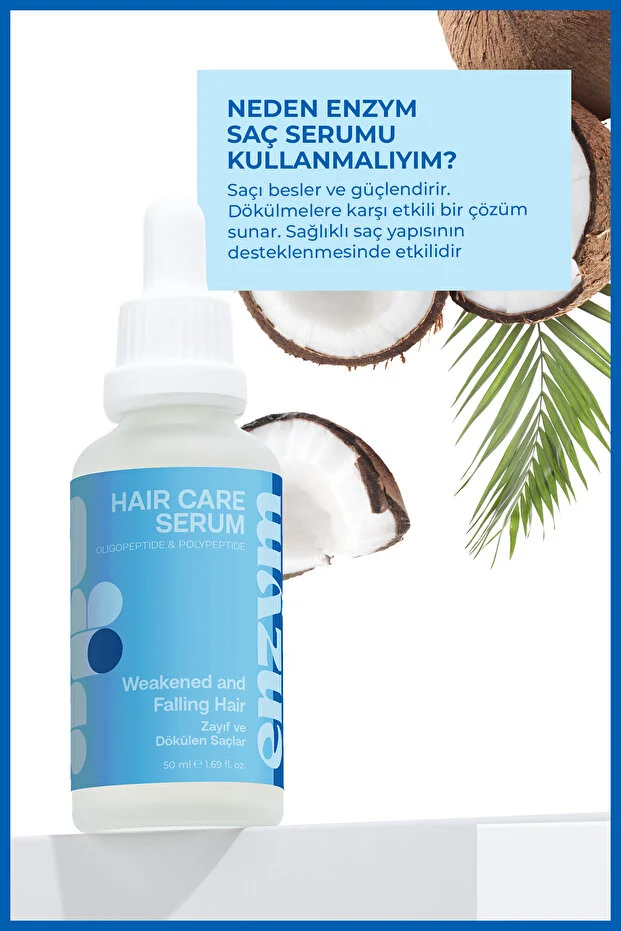 Enzym Cosmetics Ve Dökülen Saçlara Özel Dökülme Karşıtı Saç Bakım Serumu 50 Ml Procapil