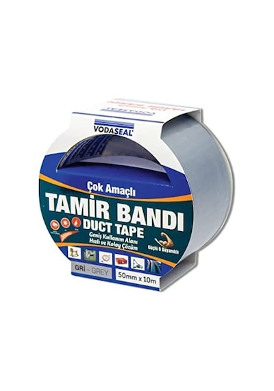 Çok Amaçlı Tamir Bandı, 50mmx10mt, Gri