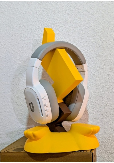 Pikachu Tarzı Kulaklık Standı 3d Baskı Anime Figürlü Masaüstü Kulaklık Askısı