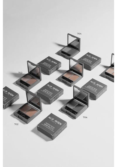Şekillendirici, Belirginleştirici Koyu Kahve Kaş Sabitleme Farı-perfect Fix Brow Palette 703 Brown Çok Renkli