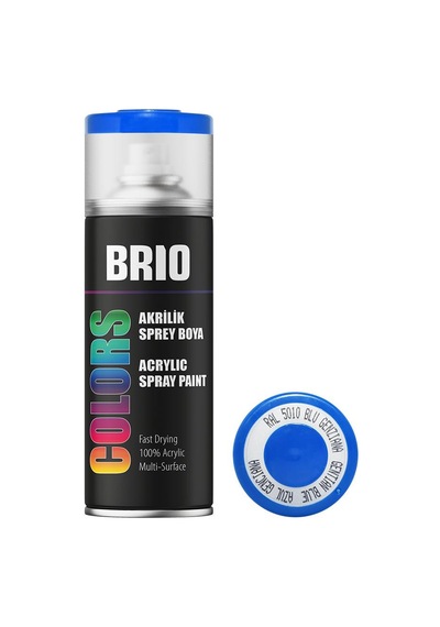 Brio Sprey Boya Akrilik Yılan Otu Mavi B5010 400 ML