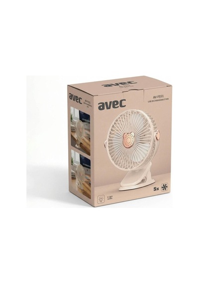 Avec Av-f551 Usb Şarjlı Fan