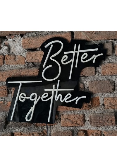 Neon Ledli Duvar Aydınlatması Better Togetter