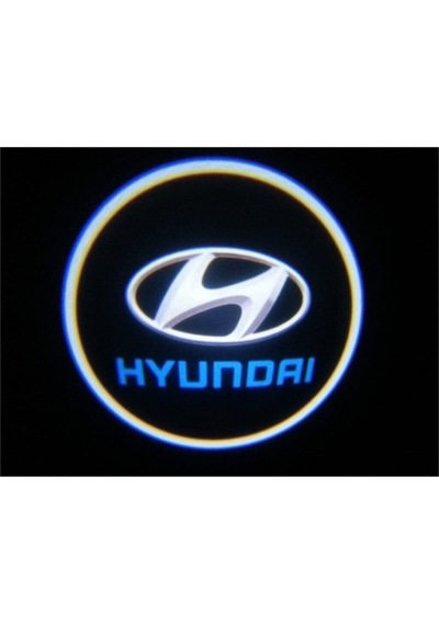 Mesafe Sensörlü Pilli Yapıştırmalı Kapı Altı Led Logo Hyundai