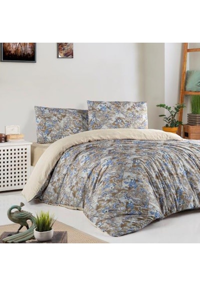 Aryıldız Home Exclusive Saten Nevresim Çift Kişilik Royal Çok Renkli