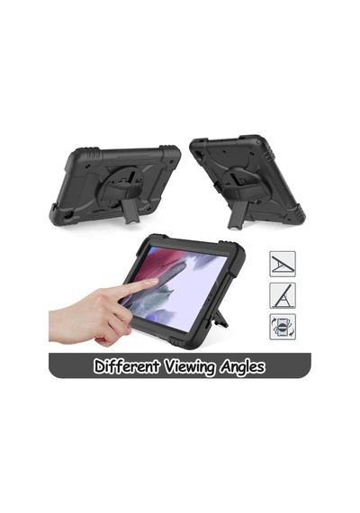 Samsung Galaxy Uyumlu Tab A7 Lite T220 - T225 Tablet Kılıfı Defender Askılı Tank Zırh Silikon Yüksek Koruma Kılıf Samsung Galaxy Uyumlu Tab A7 Lite T220 - T225 Tablet Kılıfı Defender Askılı Tank Zırh Silikon Yüksek Koruma Kılıf