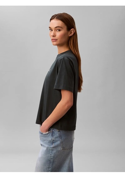 Calvin Klein Ss Graphıc Boxy Tee, 3q1, Xxs Mavi Kadın T-shirt