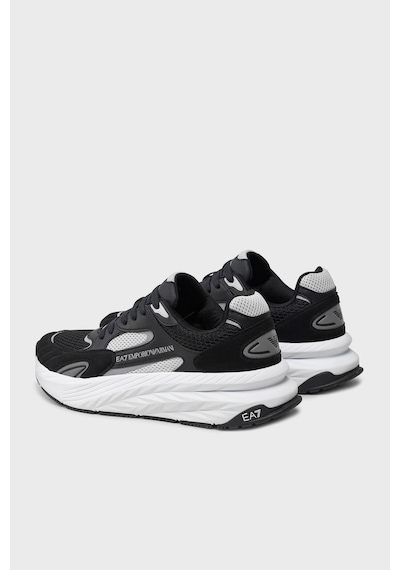 Ea7 Unisex Ayakkabı X8x178 Xk382 U034 Siyah-gri Siyah-gri Gri - Siyah