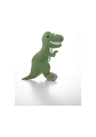 Sevimli Yeşil Dinozor, Tirex Peluş Oyuncak - Yumuşak Ve Eğlenceli Oyun Arkadaşı 40 Cm Yeşil
