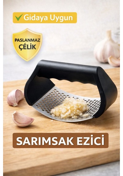 Paslanmaz Çelik Sarımsak Ezici Ergonomik Sarımsak Ezme Aparatı Diğer