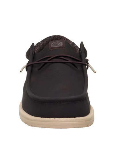 HEY DUDE Wally Classic Kahverengi Erkek Sneaker-11135 Kahverengi