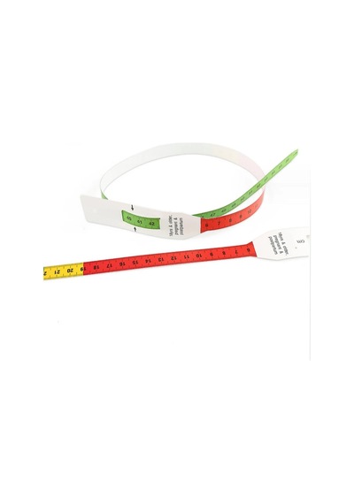 Bebek Baş Çevresi Ölçüm Mezurası 0-56 Cm Arası Ölçüm 1 Adet
