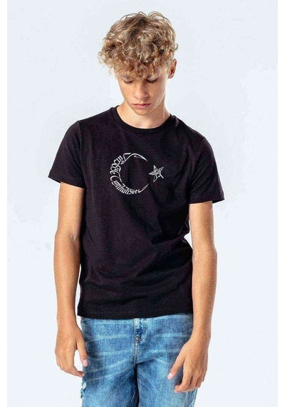 Tshirthane Türkiye Cumhurıyeti Atatürk Baskılı Unisex Çocuk Siyah Tshirt