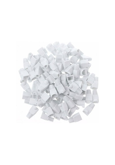 Cat5,cat6 İçin Rj45 Cover Koruyucu Kılıf Plastik Pcv Kılıf 100 Ad.