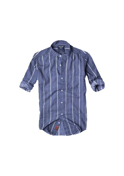 Alaska The Last Frontier Slim Fit Saf Pamuk Kumaş Hakim Yaka Uzun Kol Gömlek-çizgili Koyu Mavi- Çok Renkli Alaska The Last Frontier Slim Fit Saf Pamuk Kumaş Hakim Yaka Uzun Kol Gömlek-çizgili Koyu Mavi- Çok Renkli