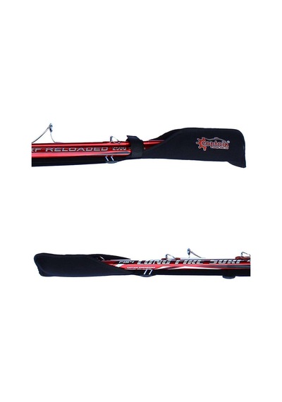 Captain 3 Parça Surf Kamış Koruma Kılıf Askılı Lastikli 3mm Neopren Kumaş