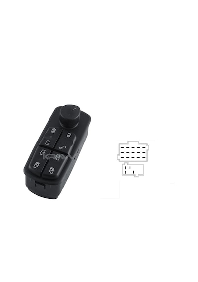 Cam Açma Anahtarı Mercedes Atego 3 2013+ Axor Sol 45455913 15+4 Pin 45455913 An-5504 Kraw