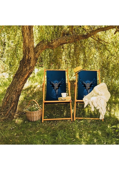 Bluehomeconcept Adawall Home Navy Blue Batman Şezlong