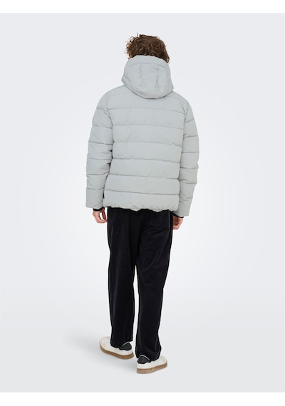 ONLY & SONS Onscayson Puffa Otw Noos Erkek Gri Mont - 22019598