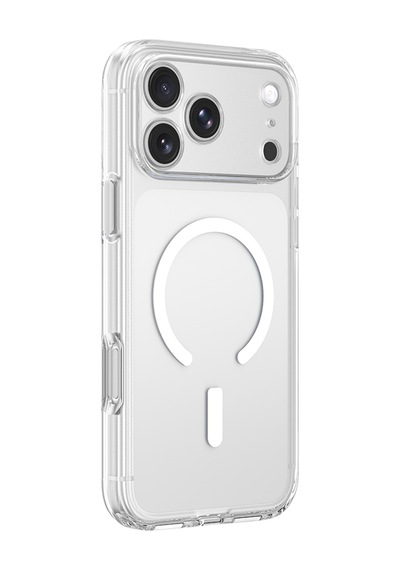 Apple iPhone Uyumlu 18 Pro Kılıf M-safe Özellikli Kamera Korumalı Amazingthing Minimal Lens Serisi Kapak Şeffaf