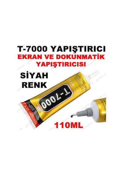 T7000 110 Ml Siyah Jel Dokunmatik, Lcd Ekran,Kapak Yapıştırıcısı