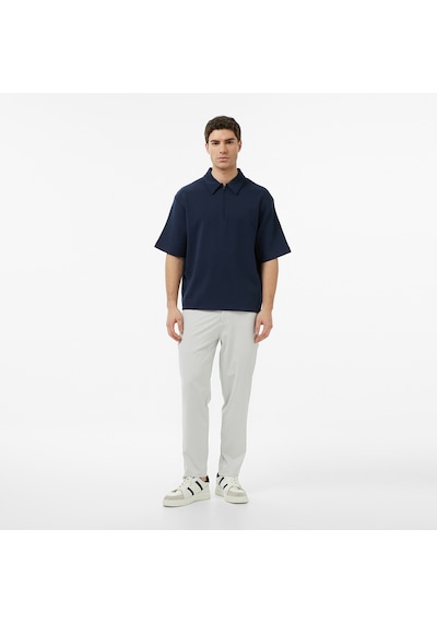 Nautica Erkek Lacivert Regular Fit Polo Yaka T-shirt Düz K57355t Lacivert