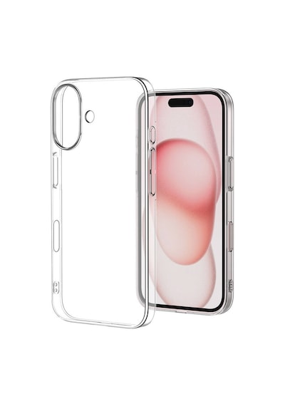 Apple Uyumlu iPhone 16  Kılıf Zore Droga Kapak-şeffaf Şeffaf