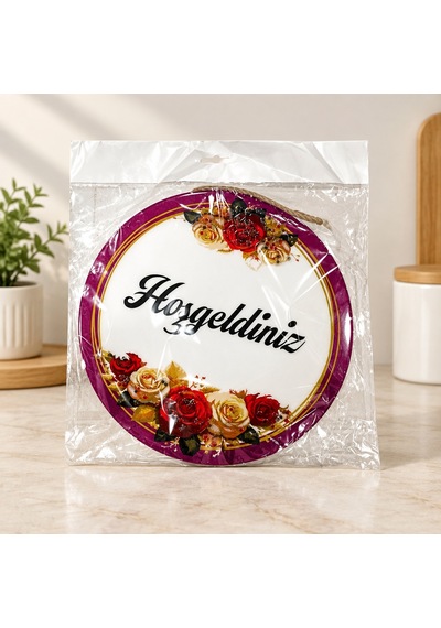 Ramazan Kapı Süsü Epoksi Açık Pembe